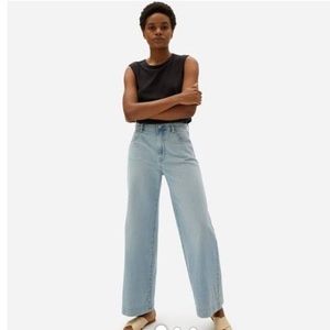 Women's Wide Leg Jean by Everlane Indigo, Size 28